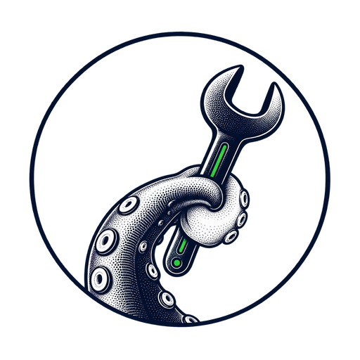 Operations: octopus tentacle holding a wrench